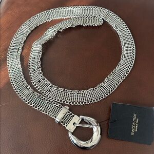Chic Silver Mesh Belt